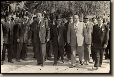1955 - President Shukri Al Quwwatli & PM